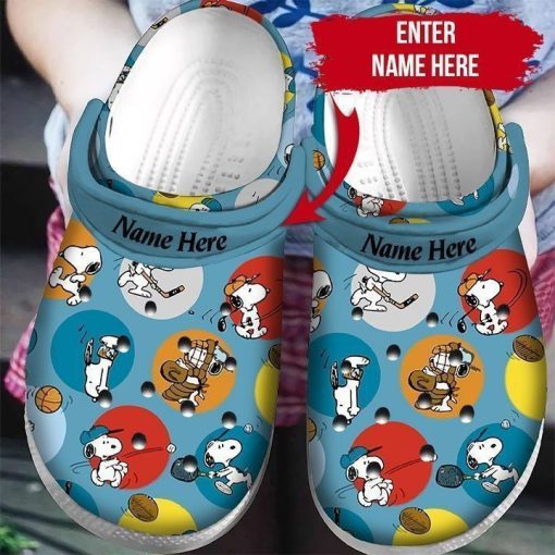 Deschea  Snoopy Comics Clog Shoes