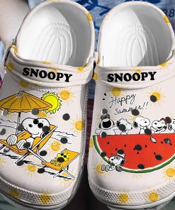 Deschea  Snoopy Crocs 3D Clog Peanuts Shoes