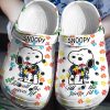 Deschea  Snoopy Dog Crocs Cartoon 3D Clog Shoes