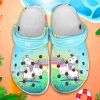 Deschea  Peanuts Snoopy Crocs Crocband Shoes Clogs Comfortable 3D