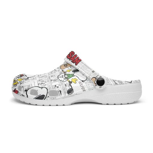 Deschea  Snoopy Crocs Crocband Shoes Comfortable Clogs for men women New