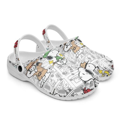 Deschea  Snoopy Crocs Crocband Shoes Comfortable Clogs for men women New