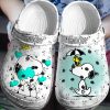 Deschea  Snoopy x Pink Panther Crocs 3D Clog Shoes