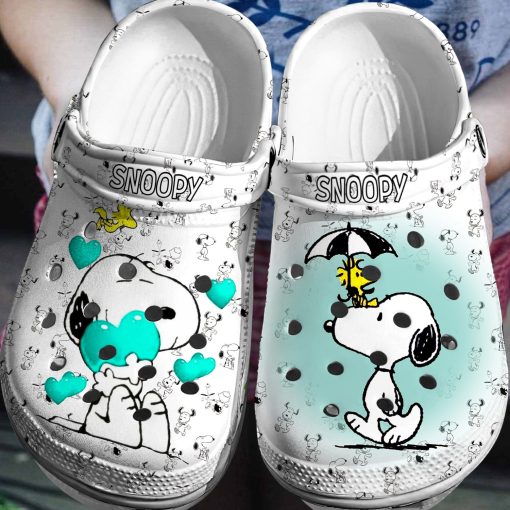 Deschea  Snoopy Crocs Crocsband 3D Clog Shoes