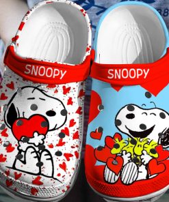 Deschea  Snoopy Crocs Peanuts 3D Clog Shoes