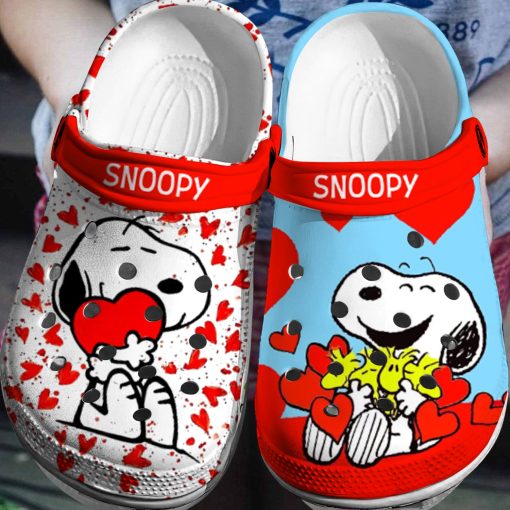 Deschea  Snoopy Crocs Peanuts 3D Clog Shoes