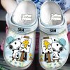 Deschea  Snoopy Crocs Crocband Clogs Comfortable Shoes for men women