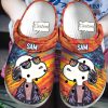 Deschea  Peanuts Snoopy Crocs Clogs Shoes Crocband Comfortable 3D