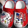 Deschea  Snoopy Crocs Classic Clogs Shoes