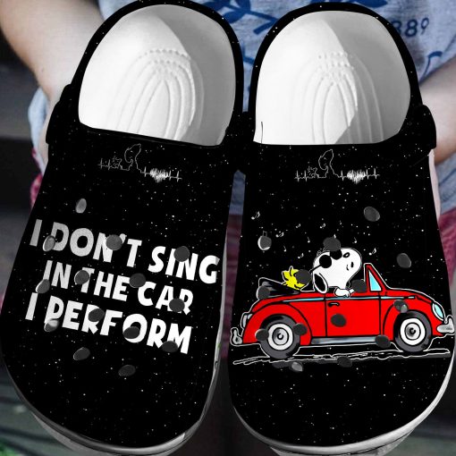 Deschea  Snoopy Dog Crocs 3D Cartoon Clog Shoes