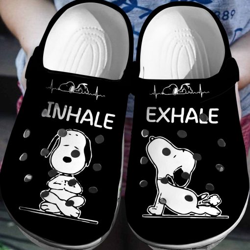 Deschea  Snoopy Dog Crocs Cartoon 3D Clog Shoes