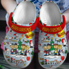 Deschea  Autism Awareness Snoopy Custom Name clog Shoes