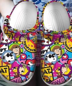 Deschea  Snoopy Peanuts Clog Shoes