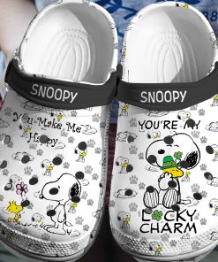 Deschea  Snoopy Peanuts Crocs 3D Clog Shoes