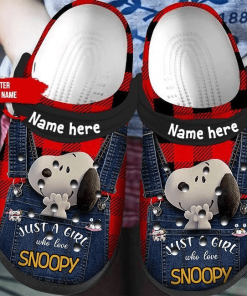 Deschea  Snoopy Peanuts Crocs Crocband Comfortable Clogs Shoes For Men Women