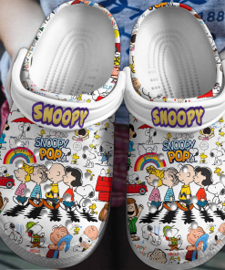 Deschea  Snoopy Pop Movie Crocs Crocband Clogs Shoes Comfortable For Men Women and Kids