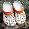 Deschea  Personalised Snoopy Clog Shoes