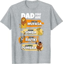 Disney The Lion King Dad You Are Word Stack Funny T-Shirt