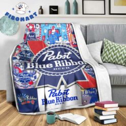 Pabst Blue Ribbon Beer Blanket