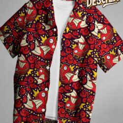 Magikarp Funny Hawaiian Shirt, Anime Shirt For Summer