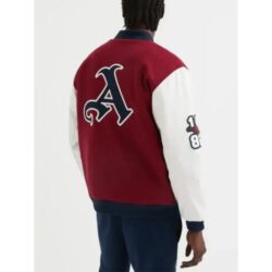 Arsenal Leather Varsity Jacket 3