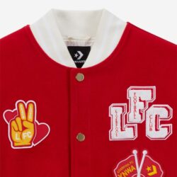 LFC x Converse Unisex Woven Varsity Jacket 3