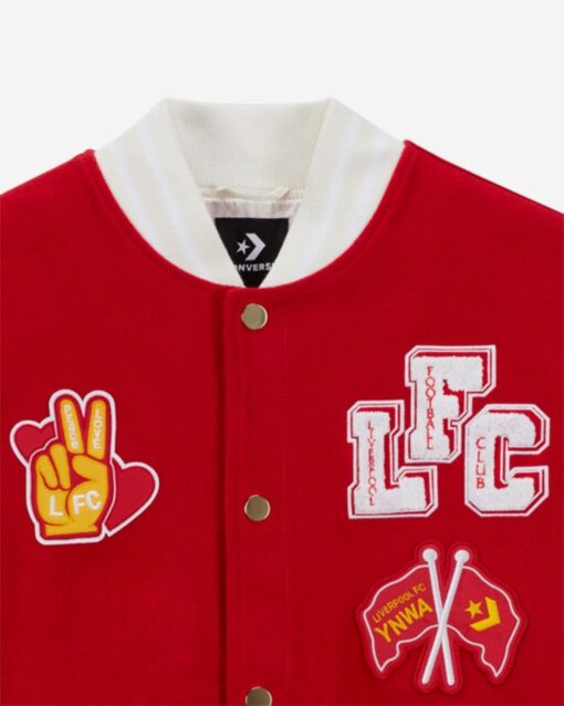 Liverpool FC x Converse Unisex Woven Varsity Jacket