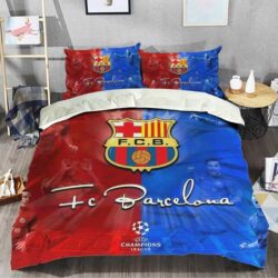 Fcb Fc Barcelona Bedding Set Gift For Valentine’s Day