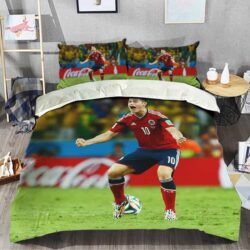 James Rodriguez Spanish Club Real Madrid Bedding Set Gift For Valentine’s Day
