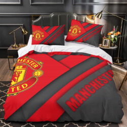 Manchester United Football Club Bedding Sets Gift For Birthday, Father’s Day, Mother’s Day