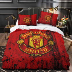 Manchester United Football Club Bedding Sets, Gift For Mother’s Day, Father’s Day, Christmas