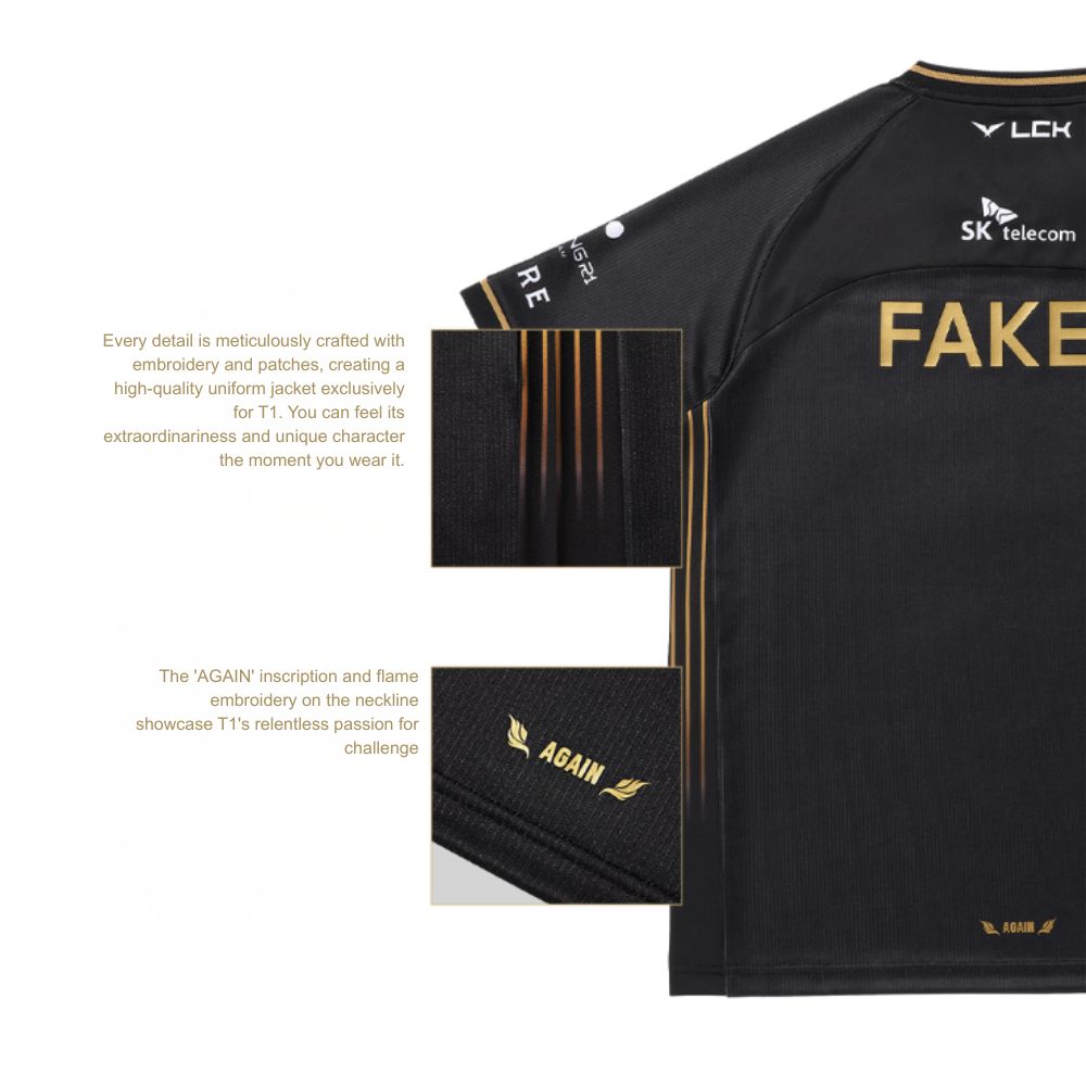 T1 World Uniform Jersey 2025 T1 World Uniform Jersey 2025