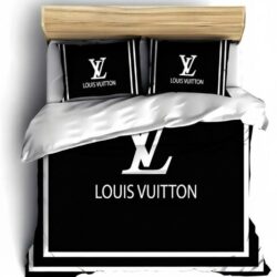 Louis Vuitton Lv Logo Type 3636 Bedding Sets Premium Fashion Brand