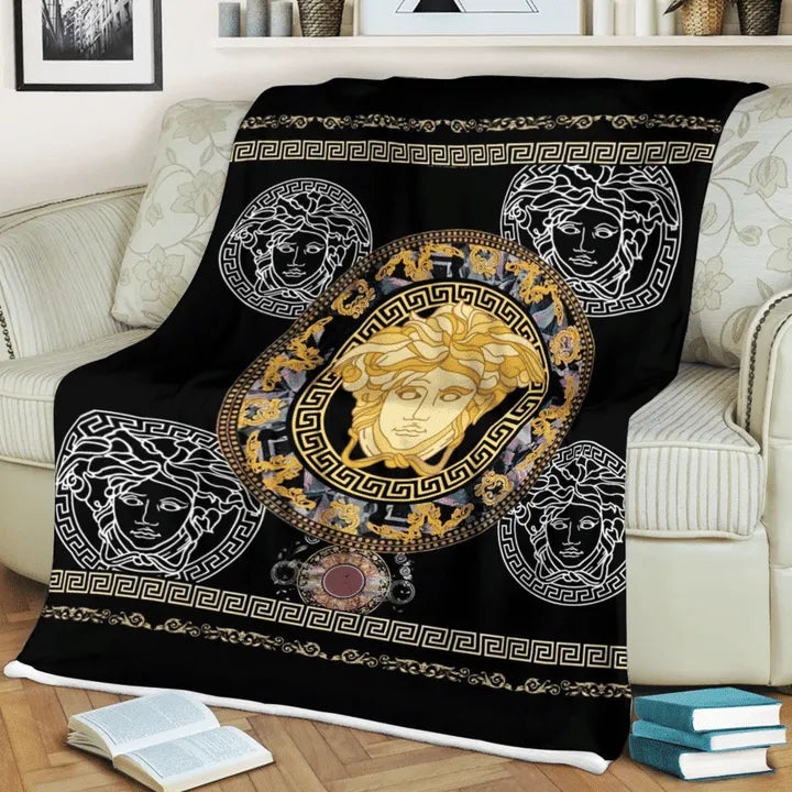 Black Medusa Versace blanket Black Medusa Versace blanket
