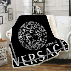 Black Versace blanket