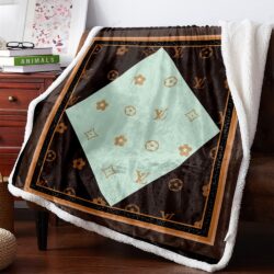 Cream Louis Vuitton blanket