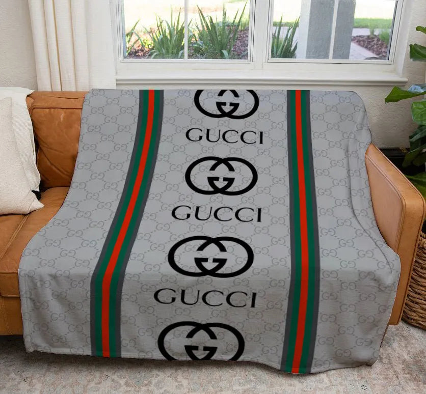 Gray Gucci blanket Gray Gucci blanket