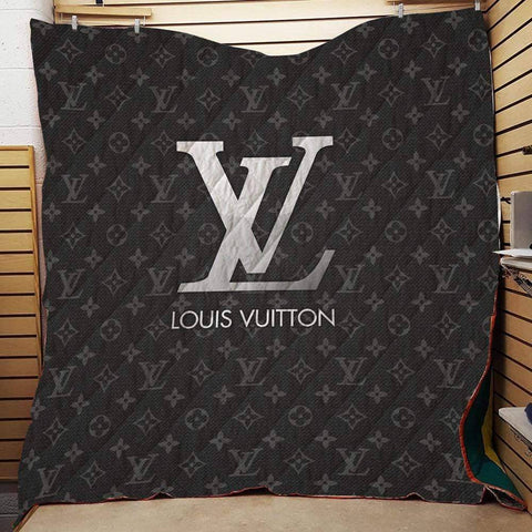 Grey Quilt Louis Vuitton blanket Grey Quilt Louis Vuitton blanket