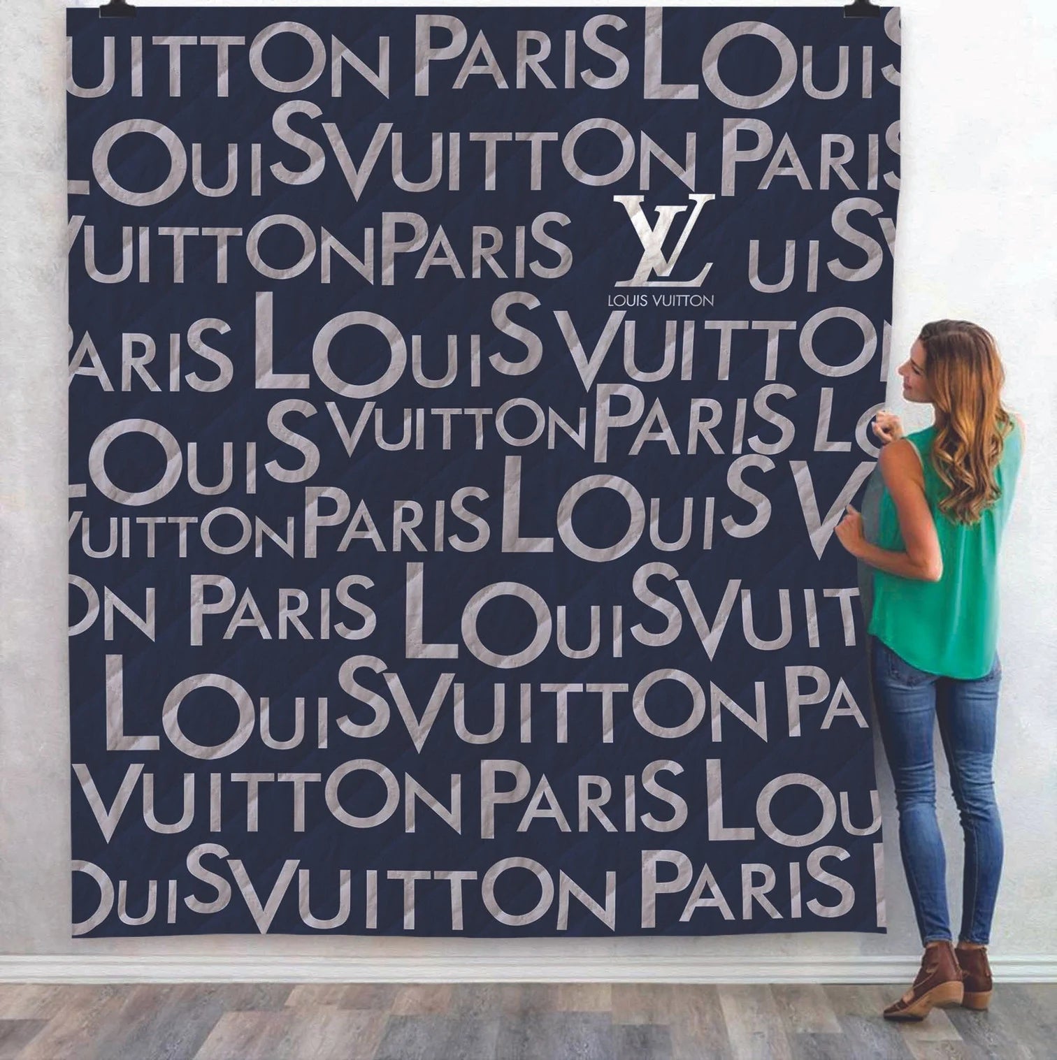 Logo Fashion Louis Vuitton blanket Logo Fashion Louis Vuitton blanket