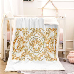 Luxury gold Versace blanket