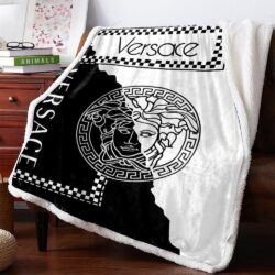 Monochrome Versace blanket