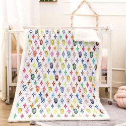 Multicolor lollipop Louis Vuitton blanket