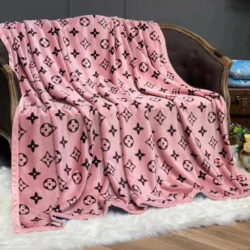 New pink Louis Vuitton blanket