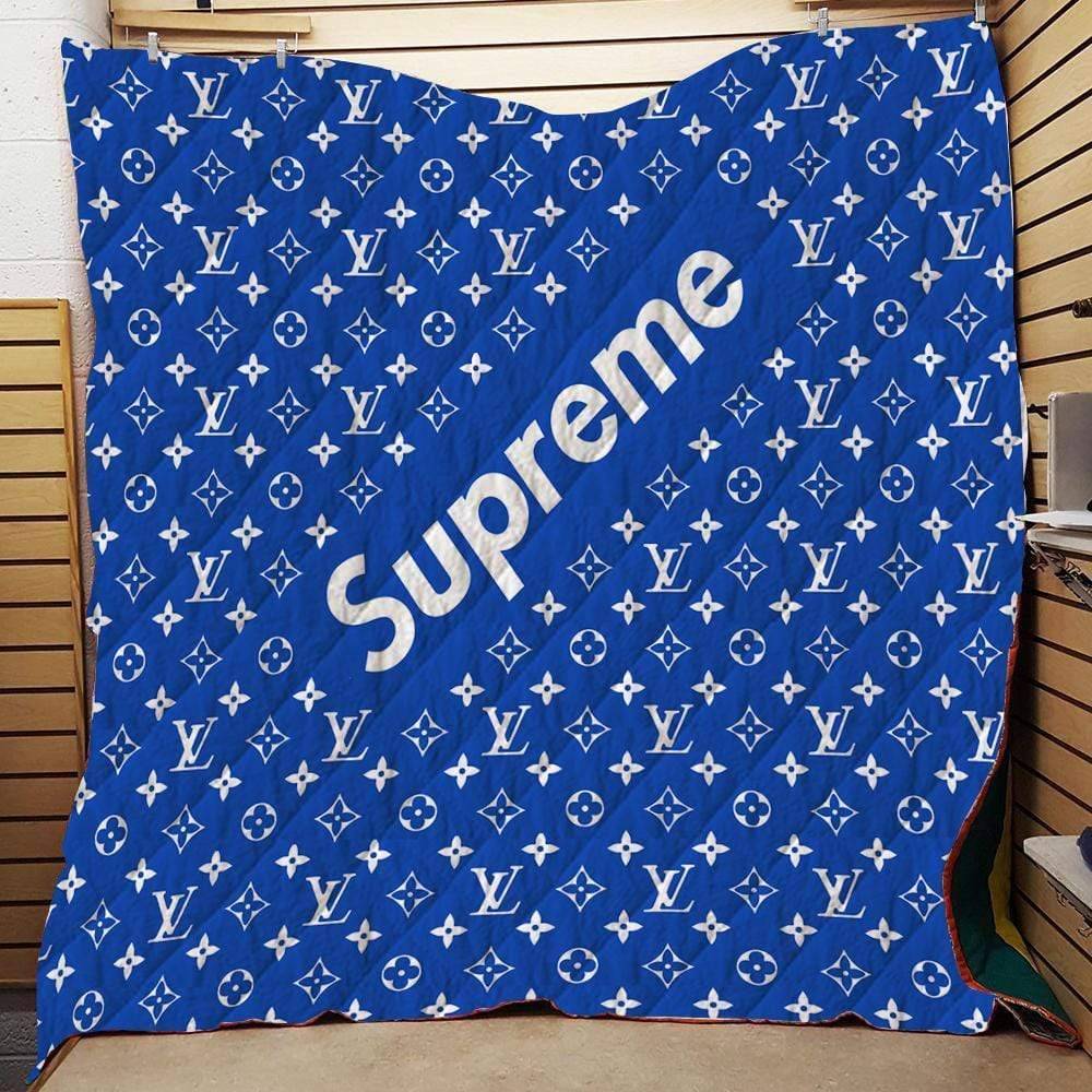 Supreme Blue Louis Vuitton blanket Supreme Blue Louis Vuitton blanket