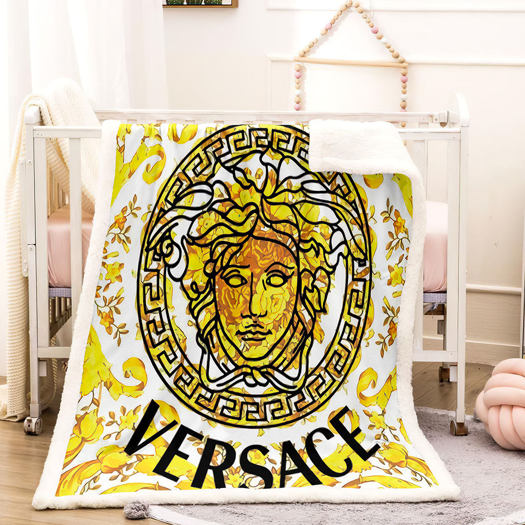 Yellow Versace blanket Yellow Versace blanket