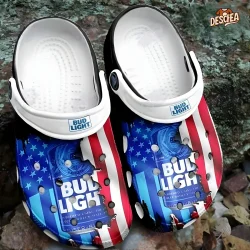 Bud Light Can Mix American Flag Crocs
