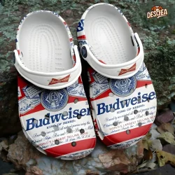 Budweiser Beer Logo Crocs