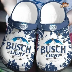 Busch Light Blue Color Crocs
