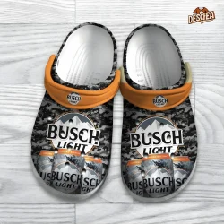 Busch Light Can Camo Color Crocs