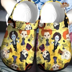 Chibi Hocus Pocus Sanderson Sisters And Billy Butcherson Halloween Crocs